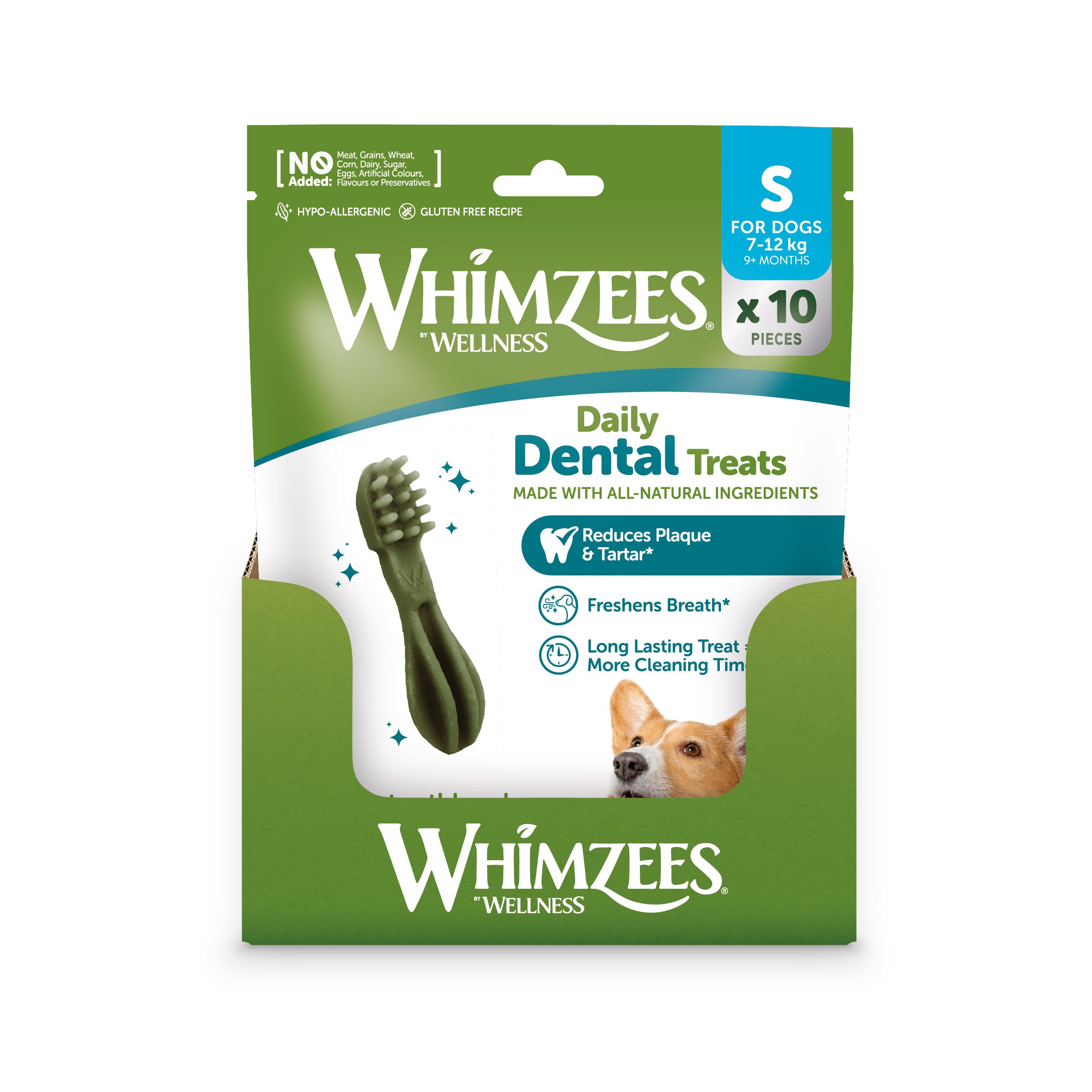 Whimzees WHZ2089EU Dog Trial Pack Toothbrush Small 5x10pcs