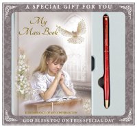 Confirmation Gift Set/Girl Book & Pen   (F576)