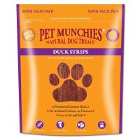 Pet Munchies MEGA PACK Duck Strip Dog Treat 3x320gm