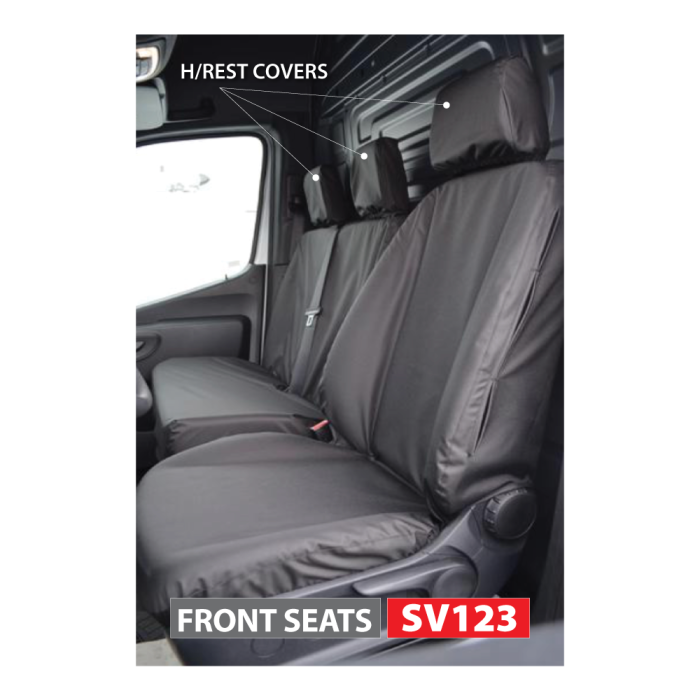Mercedes Sprinter Seat Covers (Front Row 3 Seater) 2018+