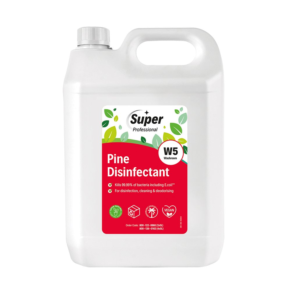SUPER PROFESSIONAL W5 PINE DISINFECTANT 5 LITRE