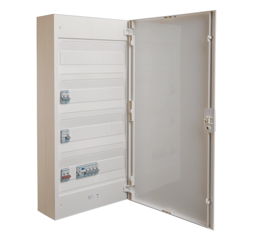 Hager Vega 4 Row Consumer Unit VB10101P