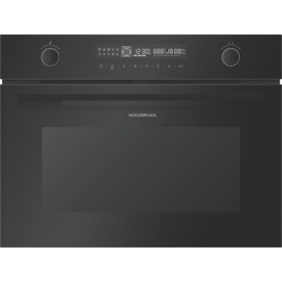 Nordmende Built In 45cm 50L Combi Microwave And Multifunction Oven - Black | NM527BL