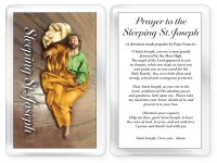Verse Leaflet/Plastic Wallet/Sleeping Joseph  (7135/318 JOSEPH)