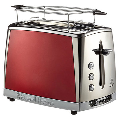 Russell Hobbs Luna 2 Slice Toaster - Red 1