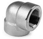 2.1/2" NPT 3000LB Screwed 90° Elbow  ASTM/ASME SA182 F316/L  ASME B16.11 / ASME B1.20.1   NACE MR.01.75 / ISO 15156 / NACE MR.01.03.