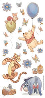 Pooh Watercolour Sticker 14cm X 34cm. 