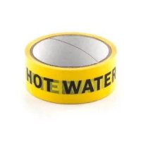 Hot Water Hazard Tape 8707