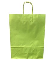 WHITE PLAIN LIME GREEN TWIST 320x120x410