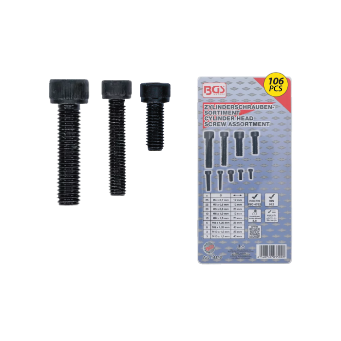 Assorted Cylinder Screw Set