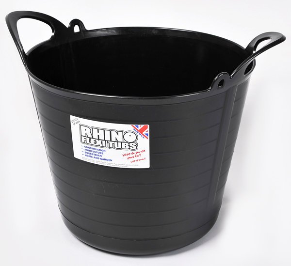 BM5/26 BLACK 26 LITRE RHINO FLEXITUB