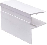 Twinwall Roofing Gable F Trim 16mm White x 3 Metre