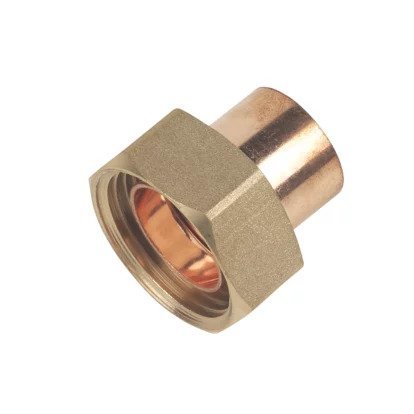 28mm x 1" Straight Fi Cylinder Union End Feed