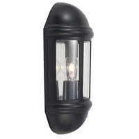 ANSELL Latina 42W E27 Half Lantern Black