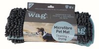 Henry Wag Microfibre Noodle Mat - Grey Large 80 x 65cm x 1