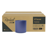 1 Ply Blue Roll Towel, 250M, 250 x 6