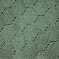 Iko Felt Shingles Green Hexagonal 2 Square Metre Pack (To Order)