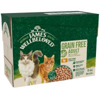 James Wellbeloved Adult Cat Pouch Grain Free - Turkey 85g x 12