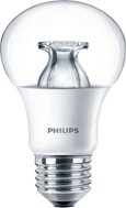 8W-(60W)  PH MASTER  E27 ES  GLS CLEAR 806LM 25K HRS DIM TONE