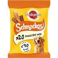 Pedigree Schmackos 20 Sticks - Poultry x 9