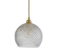 EBB & FLOW Rowan Crystal Pendant Lamp Small Check