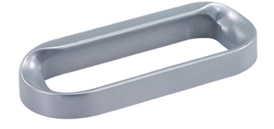Aluminium Lead Edge Handles Length 110 Height 20 Silver Powder Coated