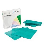 Coltene Rubber Dam Green 5x5" - 52pk Medium - DMI Ireland's Leading Dental Supplier - Next Day Delivery