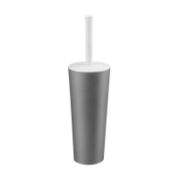 Round Closed Toilet Brush & Handle Assorted Colours