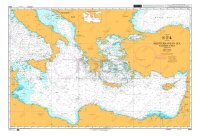 ADMIRALTY Chart - 4302 Mediterranean Sea, Eastern Part