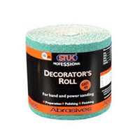 STUK GREEN PAPER ROLL 40 GRIT 5 MTR