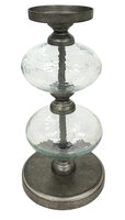 2 Bubble Pillar Candleholder - NOW