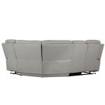 David Manual Recliner Corner Sofa - Grey 3