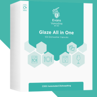 Evans Glaze All in One Dishwashing Capsules, 100 Pack