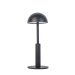 Rechargeable LED Matt Black Round Metal Top Table Lamp 27cmH