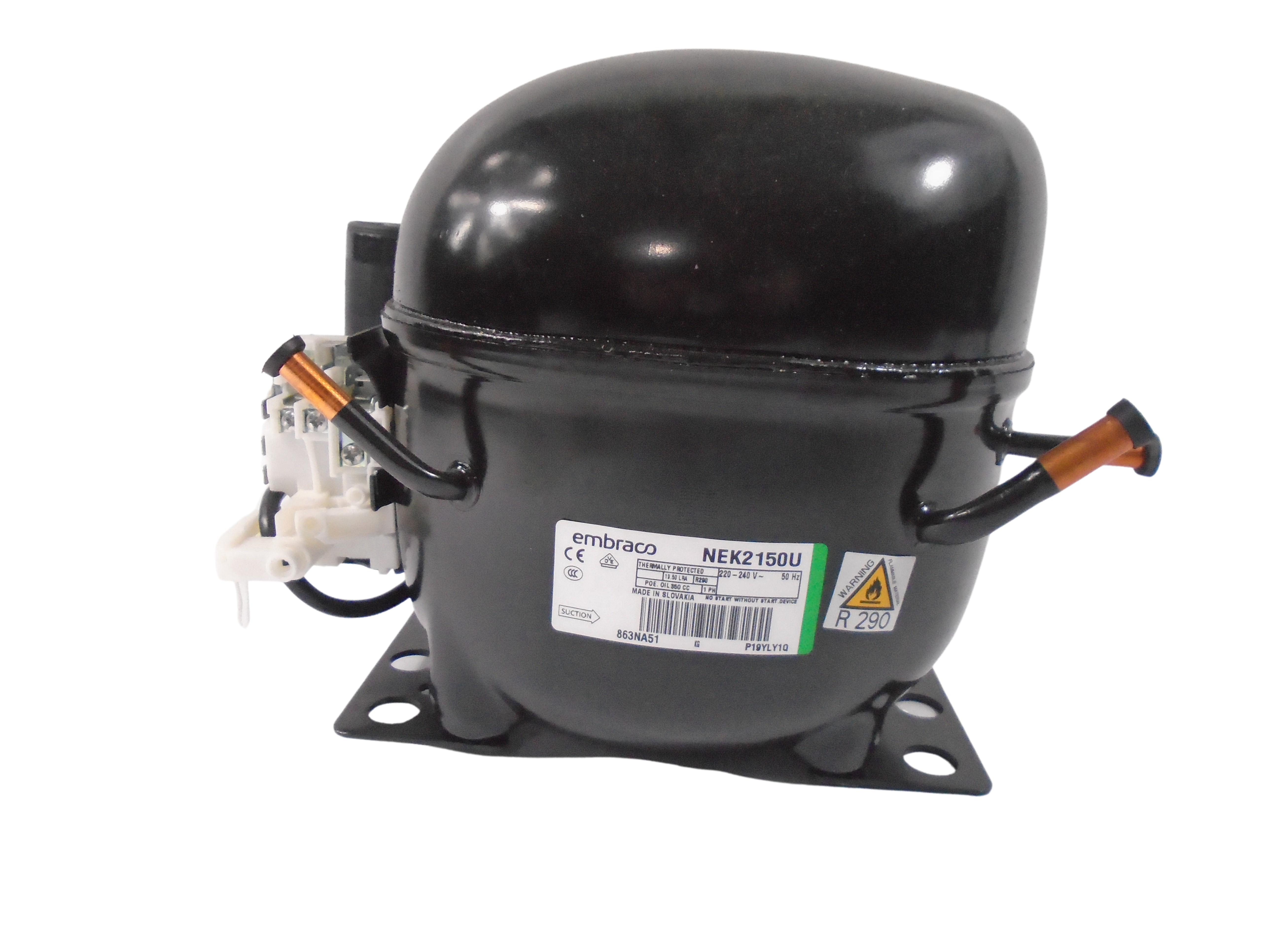 COMPRESSOR NEK2150U (R290) - 2016 TO PRESENT