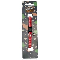 Extra Select Adult Safety Cat Collar Red Star Print 1x6