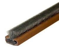 Intumescent Brush Door Pack 30min 10x4mm Brown Fire + Smoke Seal