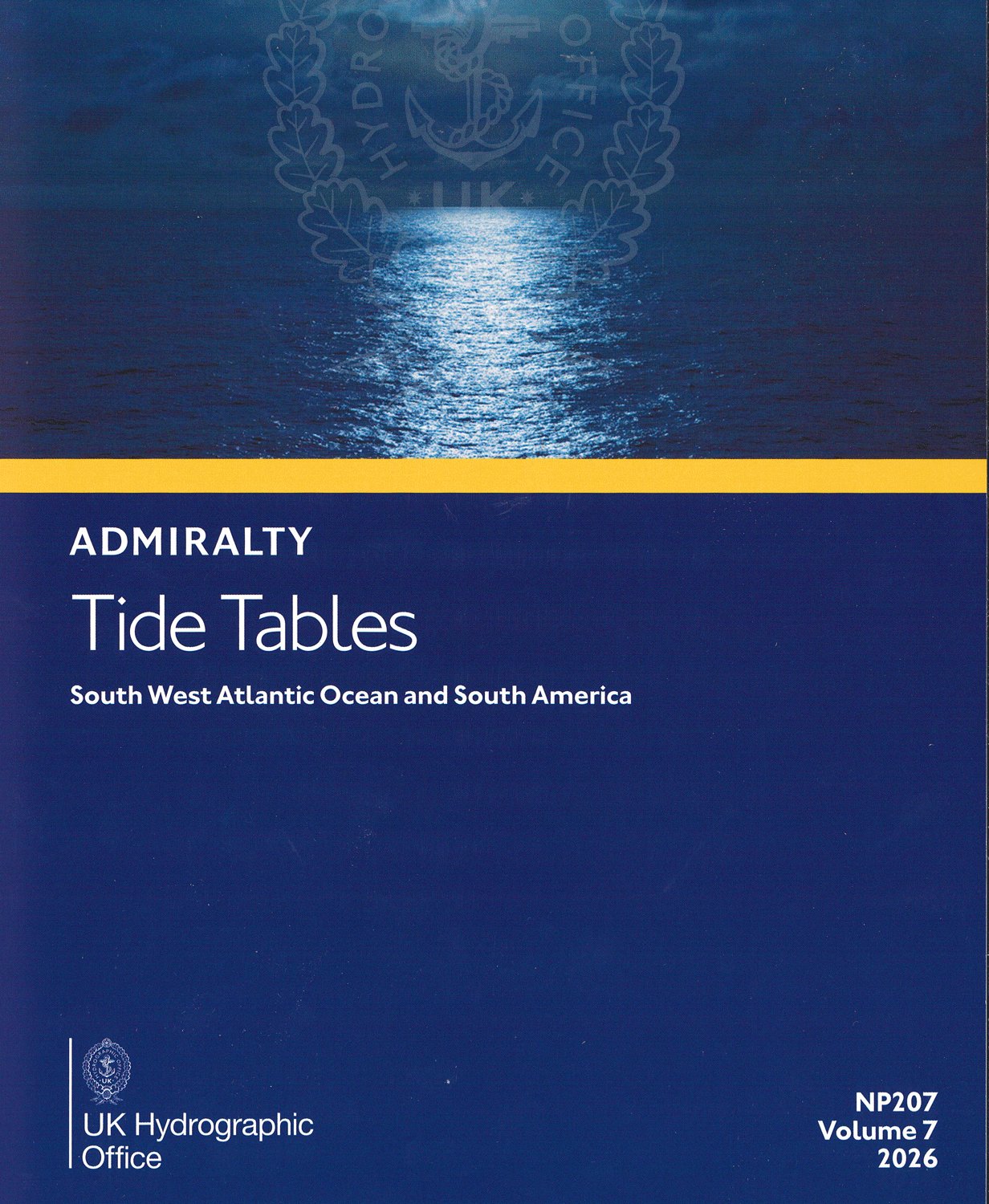 ADMIRALTY Tide Tables - NP207 South West Atlantic and South America Vol. 7
