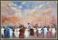 Dawn Harbour 100x150cm