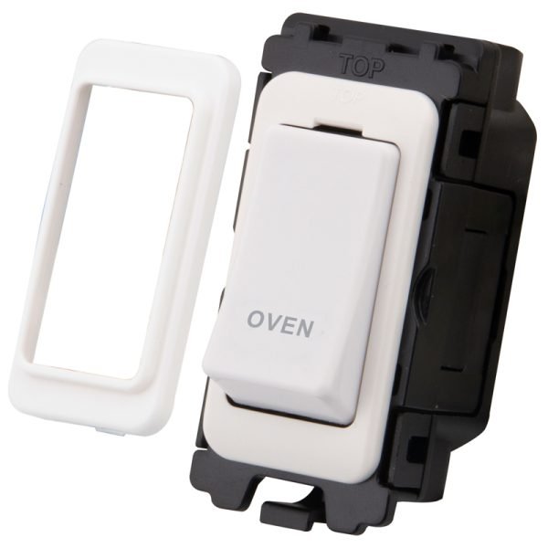 20A Double Pole Switch Grid Module - 'Oven'