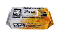 UltraGrime Pro Anti-Bac Wipes Pack 100 (Gold)