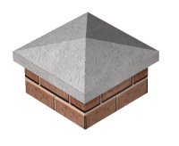 Concrete Pier Cap 405 x 405mm
