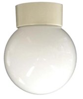 100W OPAL GLOBE WHITE BASE