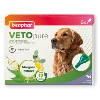 Beaphar VETOpure Spot-on Medium/Large Dog Flea Protection 6-tube x 1
