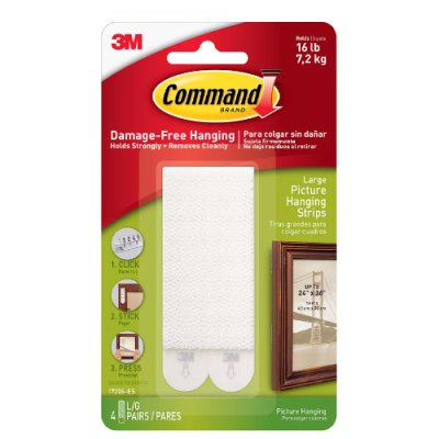 3M&nbsp;Command&nbsp;4 Sets&nbsp;Large Picture Hanging Strips (4)