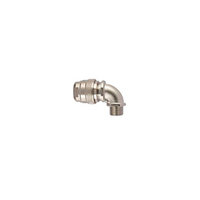 Conduit Gland 20mm M20  90&deg; Nickel Plated Brass