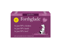 Forthglade Dog Tray Just Beef / Chicken / Lamb Variety 395g x 12