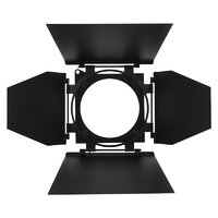 LDR Aria 4Leaf Barn Door, Black