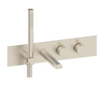 HAKK CONCEALED BATH SHOWER MIXER BRUSHED NICKEL