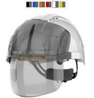 EVO VISTAshield Vented Wheel Ratchet Helmet - White